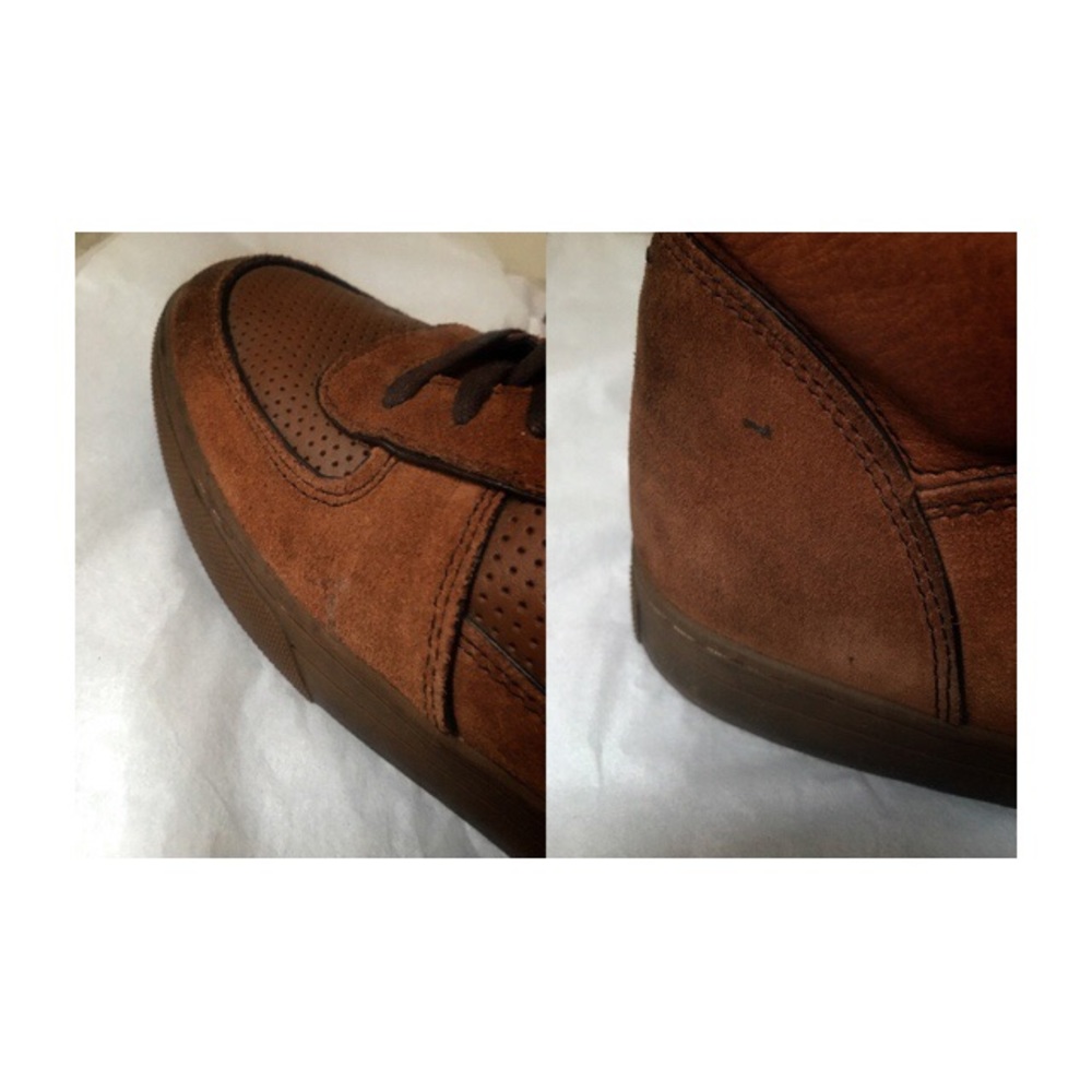 COACH Genuine Leather Dave Sneaker Hi-Top - Picture 6 of 8